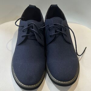 Men's Navy Casual Lace-Up Shoes